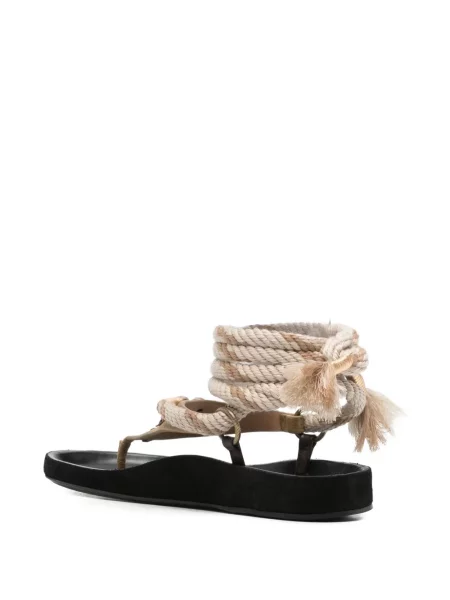 Sandale Isabel Marant fără toc maro