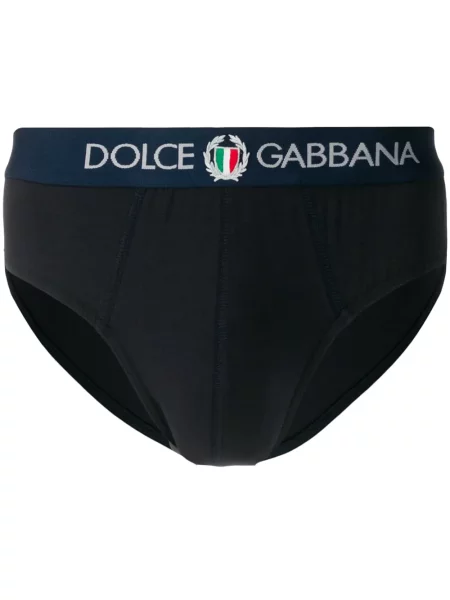 Chiloți Dolce & Gabbana cu broderie albastru