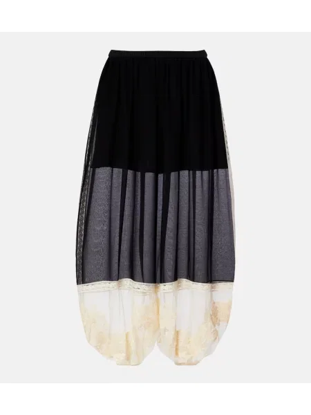 Pantaloni Zimmermann de mătase negru