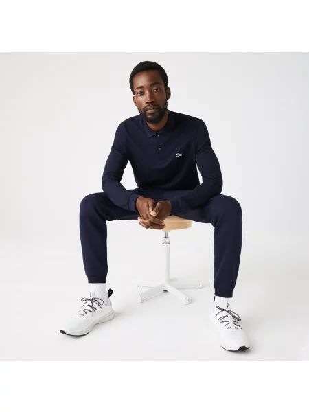 Lacoste поло синє