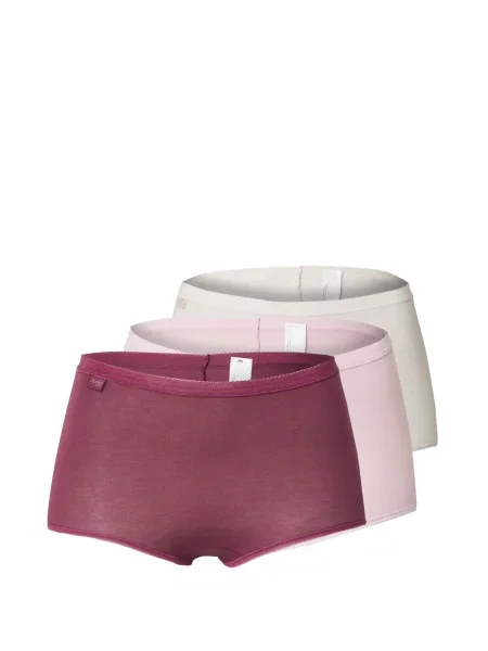 SLOGGI Slip Basic+ kitt / rosé / roșu bordeaux alb