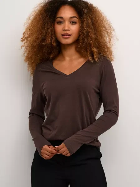 Cream Tricou Naia castaniu
