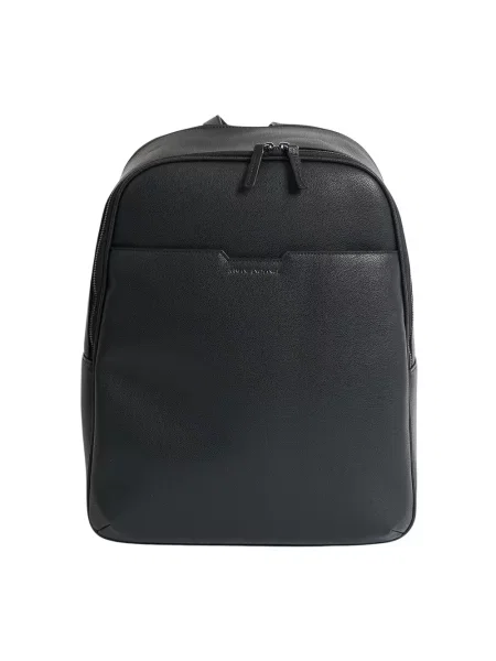 Torba Armani Exchange skórzana czarna