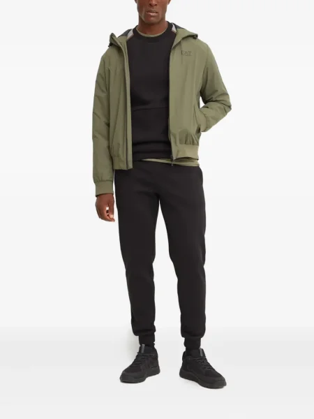 Суитчър Ea7 Emporio Armani с принт черно