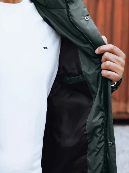 Jakna Dstreet s kapuco zelena