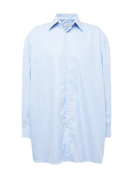 TOPMAN Košile světlemodrá bílá