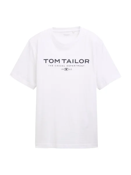 Tom Tailor Tricou alb