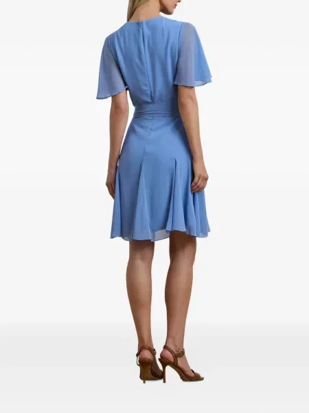 Rochie mini Lauren Ralph Lauren plic albastru