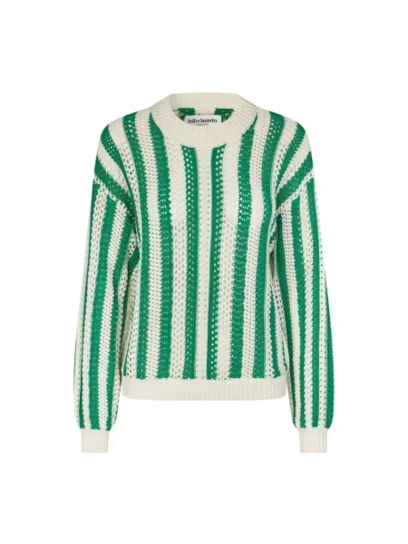Dzianinowy sweter Lollys Laundry zielony