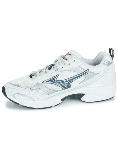 Pantofi Mizuno din piele de căprioară alb