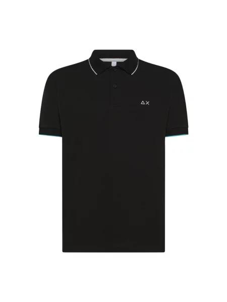 Koszulka polo Sun68 czarna