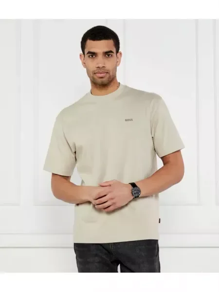 BOSS ORANGE Póló Te_Nowhere | Relaxed fit bézs
