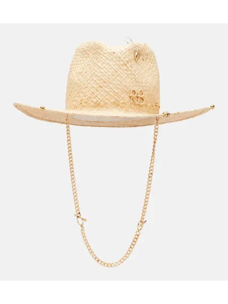Slamený klobúk Ruslan Baginskiy béžová