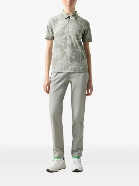 Tricou polo Bogner cu imagine verde