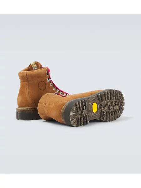 Cizme scurte Visvim din piele de căprioară maro