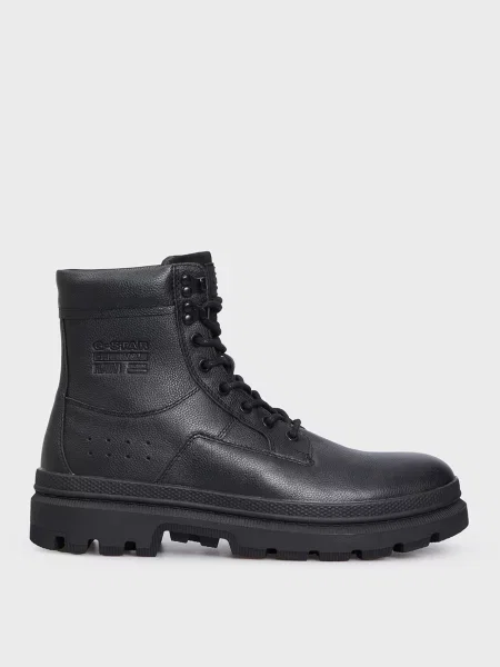 Кожаные ботинки G-star Raw черные