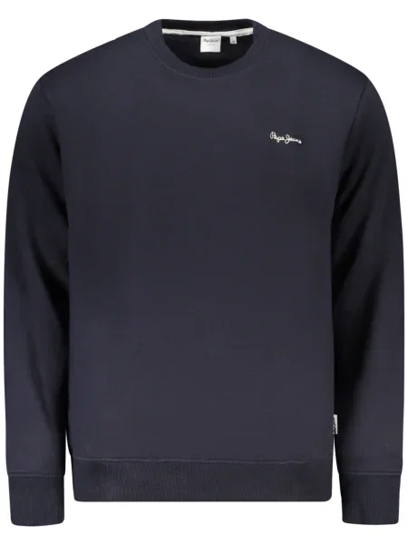 Суичър без качулка Pepe Jeans с качулка тъмносиньо