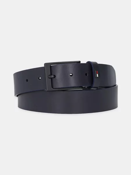 Tommy Hilfiger De piele curea Layton albastru