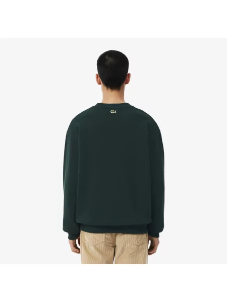 Lacoste Bluza Made In France Ciemnozielona zielony