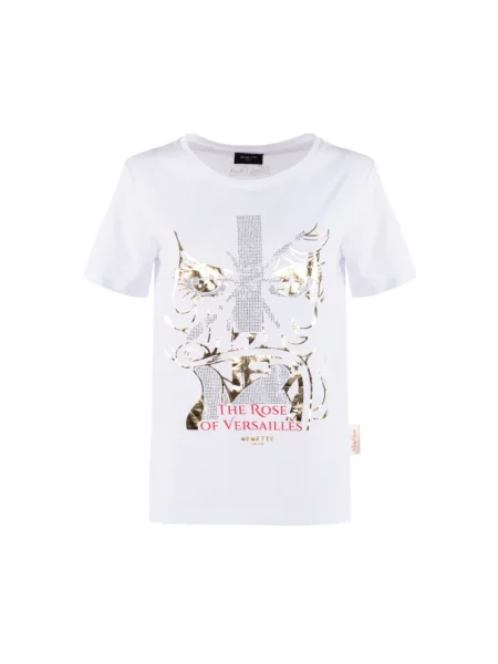 Koszulka Nenette z krótkim rękawem biała