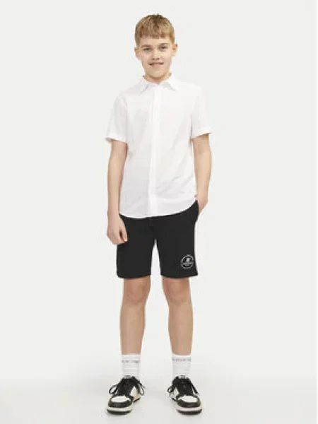 Sportovní kraťasy Jack & Jones Junior černé