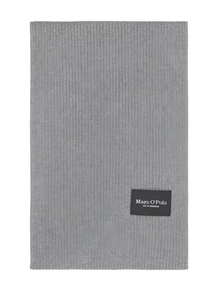 Pletený žebrovaný šál Marc O'polo šedý