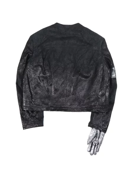 Geanta de piele Doublet negru
