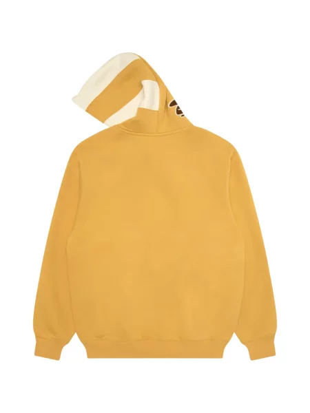 Hanorac cu glugă Aape By A Bathing Ape cu autograf cu cordon galben