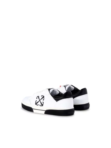 Sneakersy Off-white płócienne białe
