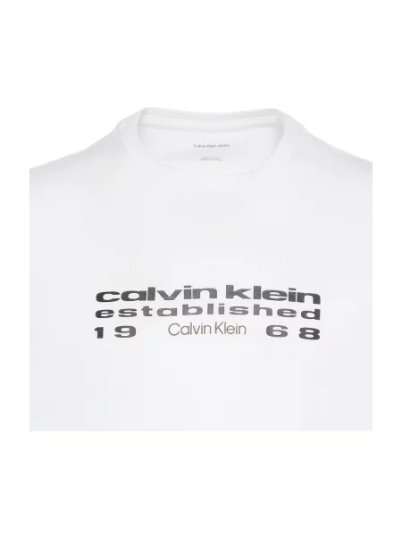 Tričko Calvin Klein Jeans biela