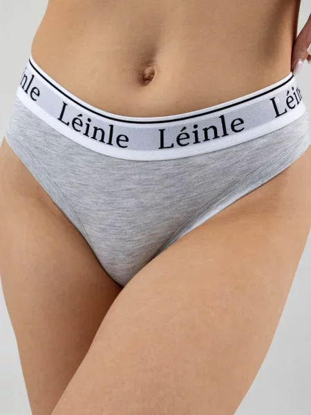 Бразилианы Leinle с высокой посадкой серые