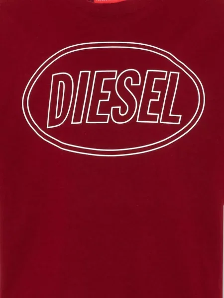 Koszulka dziecięca Diesel czerwona