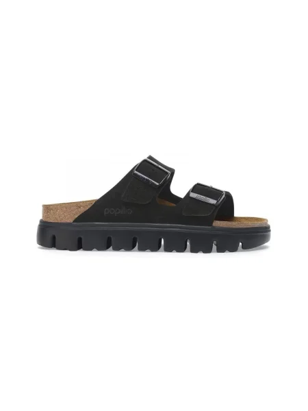 Topánky BIRKENSTOCK Arizona chunky leve čierna
