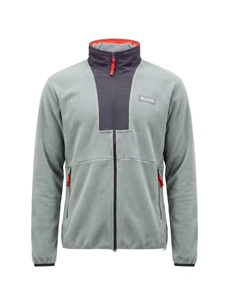 COLUMBIA Jachetă fleece funcțională Sequoia Grove™ II metalic / verde gri