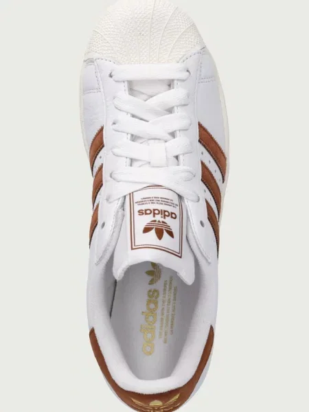 Adidas Originals Superstar II маратонки мъжки от кожа бяло