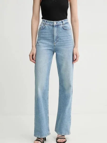 Blugi Day Birger Et Mikkelsen cu talie înaltă albastru