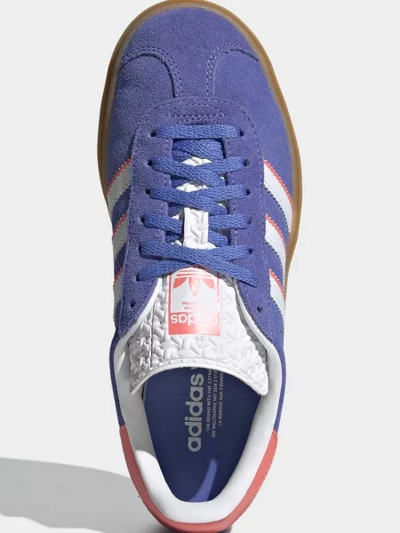 Adidas Originals Дитячі шкіряні кросівки GAZELLE BOLD