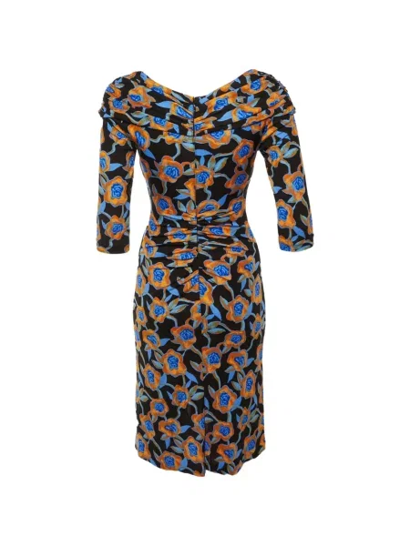 Rochie midi Dvf Diane Von Furstenberg cu imagine negru