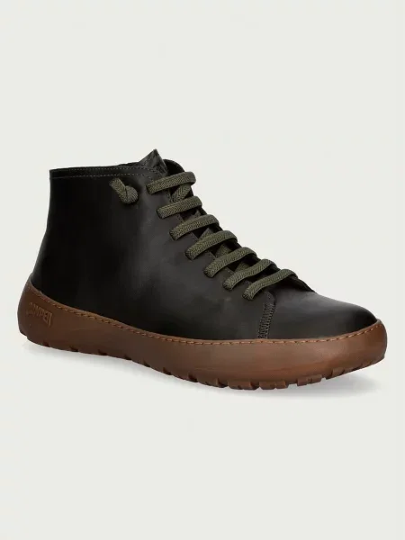 Pantofi Camper din piele verde