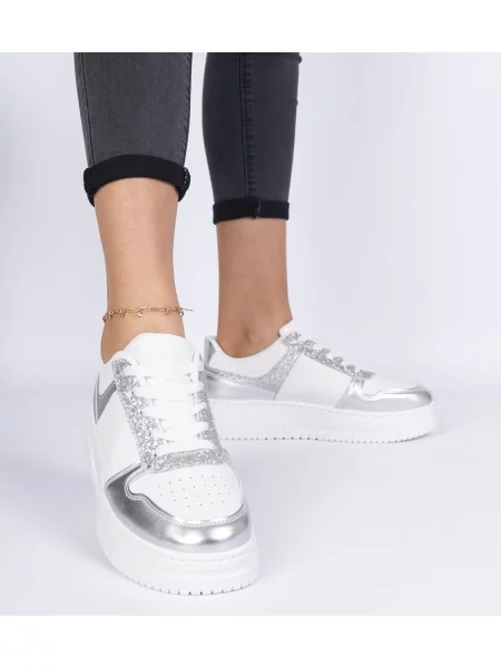 Sneakerși D/ceo argintiu