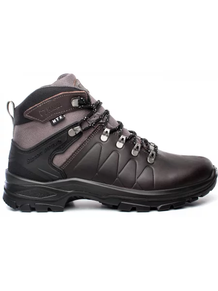 Кожаные ботинки Manul черные