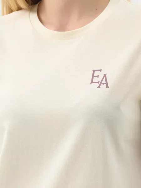 Футболка Emporio Armani бежевая