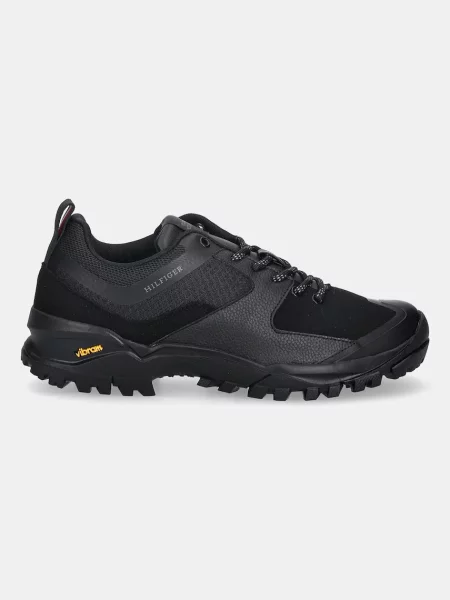 Tommy Hilfiger Sneakers Vibram Low Runner Tech negru