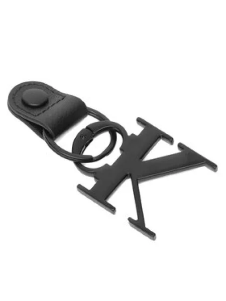 Prívesok Calvin Klein Bold Ck Carabiner Key Fob čierna
