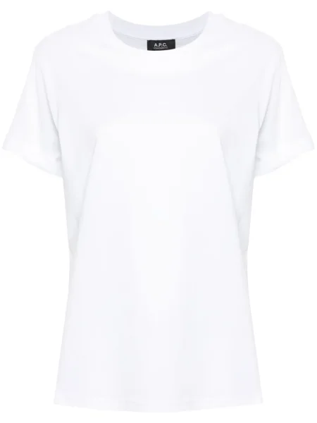 Tricou A.p.c. cu broderie alb