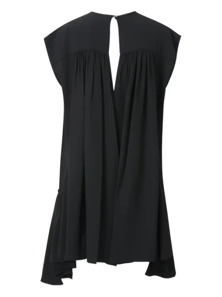 Rochie mini Rabanne cu volane negru