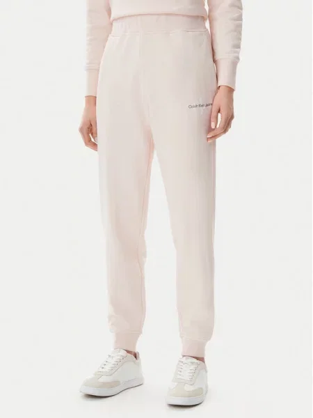 Spodnji del trenirke Calvin Klein Jeans roza