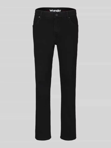 Jeansy o kroju tapered fit z mieszanki bawełny model Redford' Wrangler granatowy