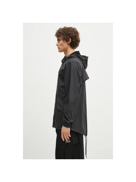 Kurtka przeciwdeszczowa Rains Fishtail black czarna