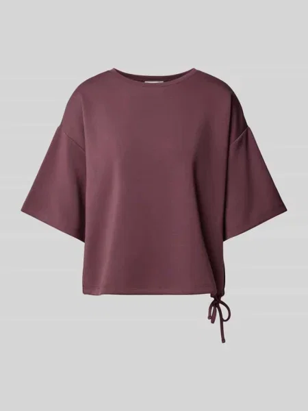 T-shirt o kroju oversized fit z elastycznej mieszanki materiałów Christian Berg Woman